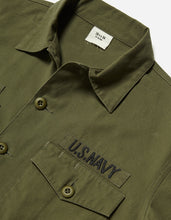 2006 Embroidered Utility Shirt 3rd Pattern Mod. · Washed Cotton Sateen Olive OG-107FF