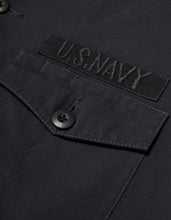 2006 Embroidered Utility Shirt 3rd Pattern Mod. · Washed Cotton Sateen Black BLK-108FF
