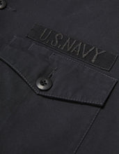 2006 Embroidered Utility Shirt 3rd Pattern Mod. · Washed Cotton Sateen Black BLK-108FF