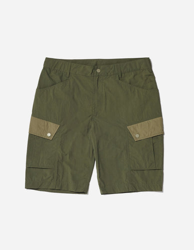 2033 Utility 2.0 Tech Cargo Shorts · Recycled Nylon 120 Olive OG-107