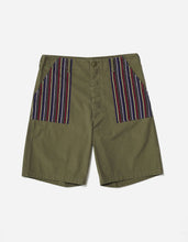 2056 Boro Yard Mil Shorts · Powerloom Cotton Stripes/Olive OG-107FF