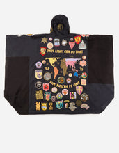 2015 Multi-Patch Panelwork Poncho · Cotton Sateen/Poplin Black BLK-108F/Colour