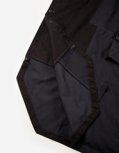 2015 Multi-Patch Panelwork Poncho · Cotton Sateen/Poplin Black BLK-108F/Colour