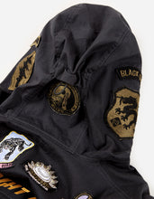 2015 Multi-Patch Panelwork Poncho · Cotton Sateen/Poplin Black BLK-108F/Colour