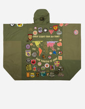 2015 Multi-Patch Panelwork Poncho · Cotton Sateen/Poplin Olive OG-107F/Colour