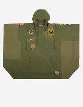 2015 Multi-Patch Panelwork Poncho · Cotton Sateen/Poplin Olive OG-107F/Colour