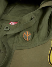 2015 Multi-Patch Panelwork Poncho · Cotton Sateen/Poplin Olive OG-107F/Colour