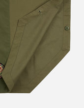 2015 Multi-Patch Panelwork Poncho · Cotton Sateen/Poplin Olive OG-107F/Colour