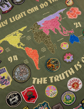 2015 Multi-Patch Panelwork Poncho · Cotton Sateen/Poplin Olive OG-107F/Colour