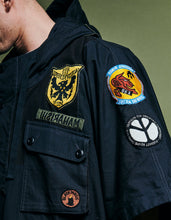 2015 Multi-Patch Panelwork Poncho · Cotton Sateen/Poplin Black BLK-108F/Colour