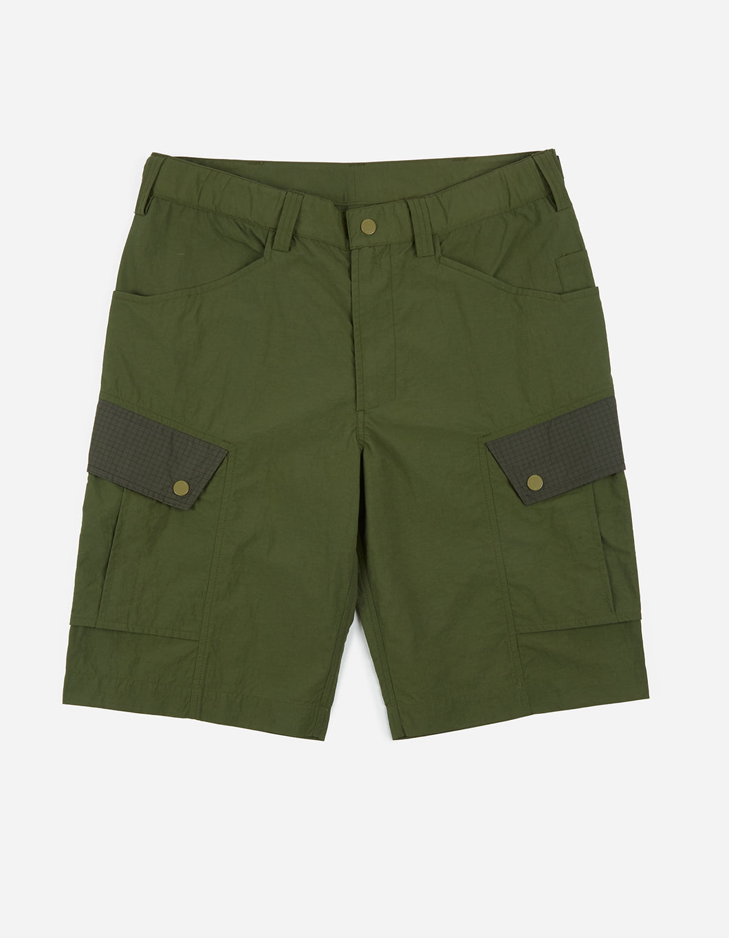 2033 Utility 2.0 Tech Cargo Shorts · Recycled Nylon 120 Olive OG-107