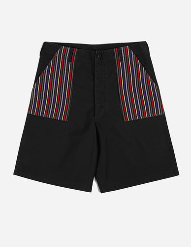 2056 Boro Yard Mil Shorts · Powerloom Cotton Stripes/Black BLK-108FF