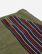 2056 Boro Yard Mil Shorts · Powerloom Cotton Stripes/Olive OG-107FF
