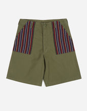 2056 Boro Yard Mil Shorts · Powerloom Cotton Stripes/Olive OG-107FF