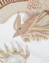 2059 Phoenix Embroidered Crew Sweat · Organic Sweat 450 White