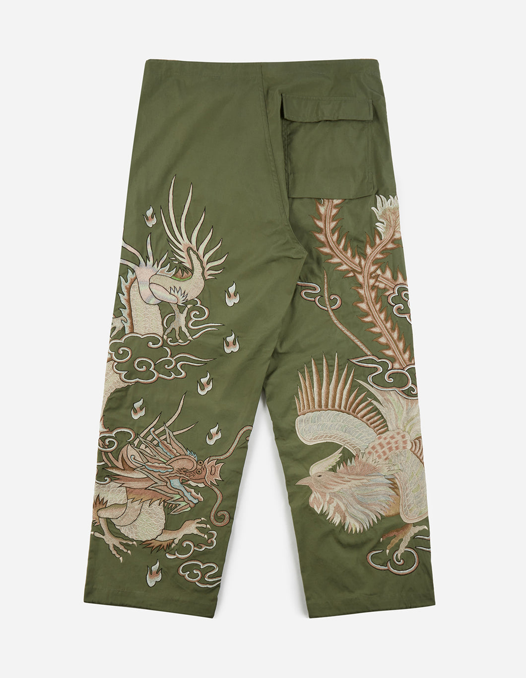 2068 Phoenix Dragon U.S. Snopants Loose Fit · Cotton Poplin 200 Olive OG-107F