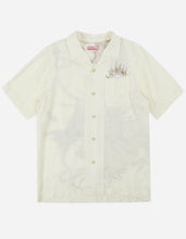 2071 Pearl Dragon Camp Summer Shirt · Japanese Cupro Twill Ecru