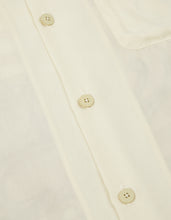 2071 Pearl Dragon Camp Summer Shirt · Japanese Cupro Twill Ecru
