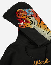 2072 Pearl Tiger Embroidered Hooded Sweat · Organic Sweat 450 Black
