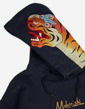 2072 Pearl Tiger Embroidered Hooded Sweat · Organic Sweat 450 Navy