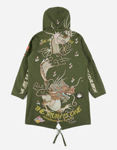 2076 Pearl Dragon U.S. Kimono Parka · Summer Mil Cotton Olive