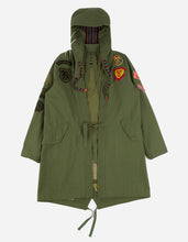 2076 Pearl Dragon U.S. Kimono Parka · Summer Mil Cotton Olive