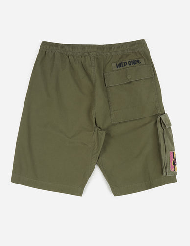 2092 Wild Ones Track Shorts · Washed Poplin 200 Olive OG-107FF