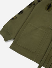 2093 Explorer Patch Sweat Kimono · Organic Sweat 450 Olive/Colour