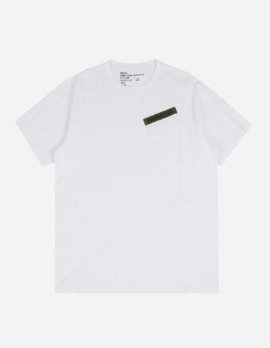 2126 Maharishi Pocket T-Shirt · Organic Jersey 180 White
