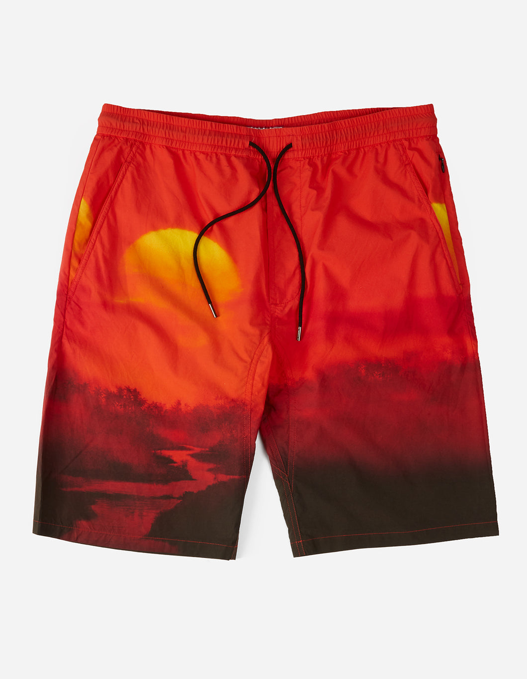 2133 Sunset Track Shorts · Cotton Poplin 170 Red