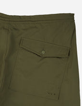 2154 Music Script Embroidered Original Snopants · Straight Fit · Summer Polycotton Dark Olive