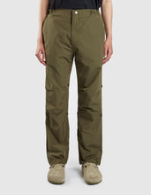 2154 Music Script Embroidered Original Snopants · Straight Fit · Summer Polycotton Dark Olive