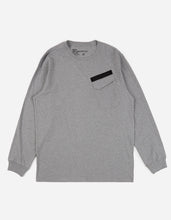 2156 Maharishi Nametape T-Shirt · Organic Jersey 190 Grey Marl