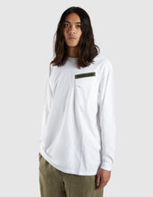 2156 Maharishi Nametape T-Shirt · Organic Jersey 190 White