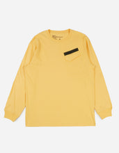2156 Maharishi Nametape T-Shirt · Organic Jersey 190 Yellow