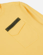 2156 Maharishi Nametape T-Shirt · Organic Jersey 190 Yellow