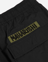 2157 Asym Trackpant · Summer Polycotton Black