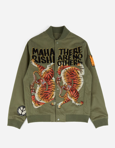 2163 No Other Tiger Stadium Jacket · Summer Mil Cotton Olive